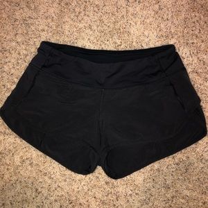 Lululemon Black Shorts size 4 Speed Short